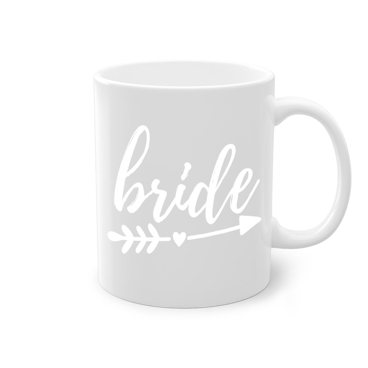 Brideeeeeee 102# Mug featuring a glossy finish with a colored handle and interior, available in multiple colors and sizes.