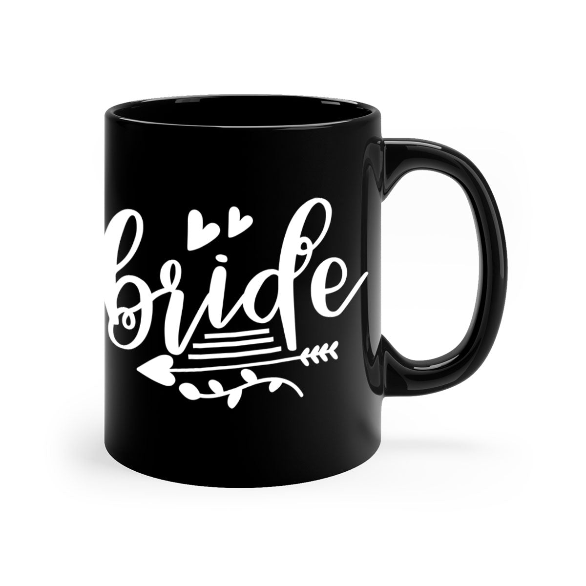 Brideeeeee 104# Mug featuring a two-tone design with a colored handle and glossy finish, available in multiple colors.