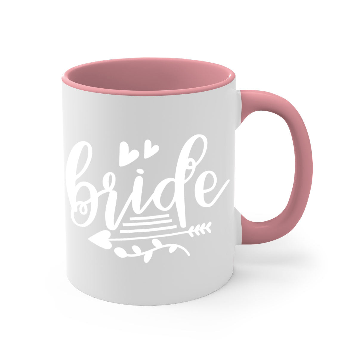 Brideeeeee 104# Mug featuring a two-tone design with a colored handle and glossy finish, available in multiple colors.