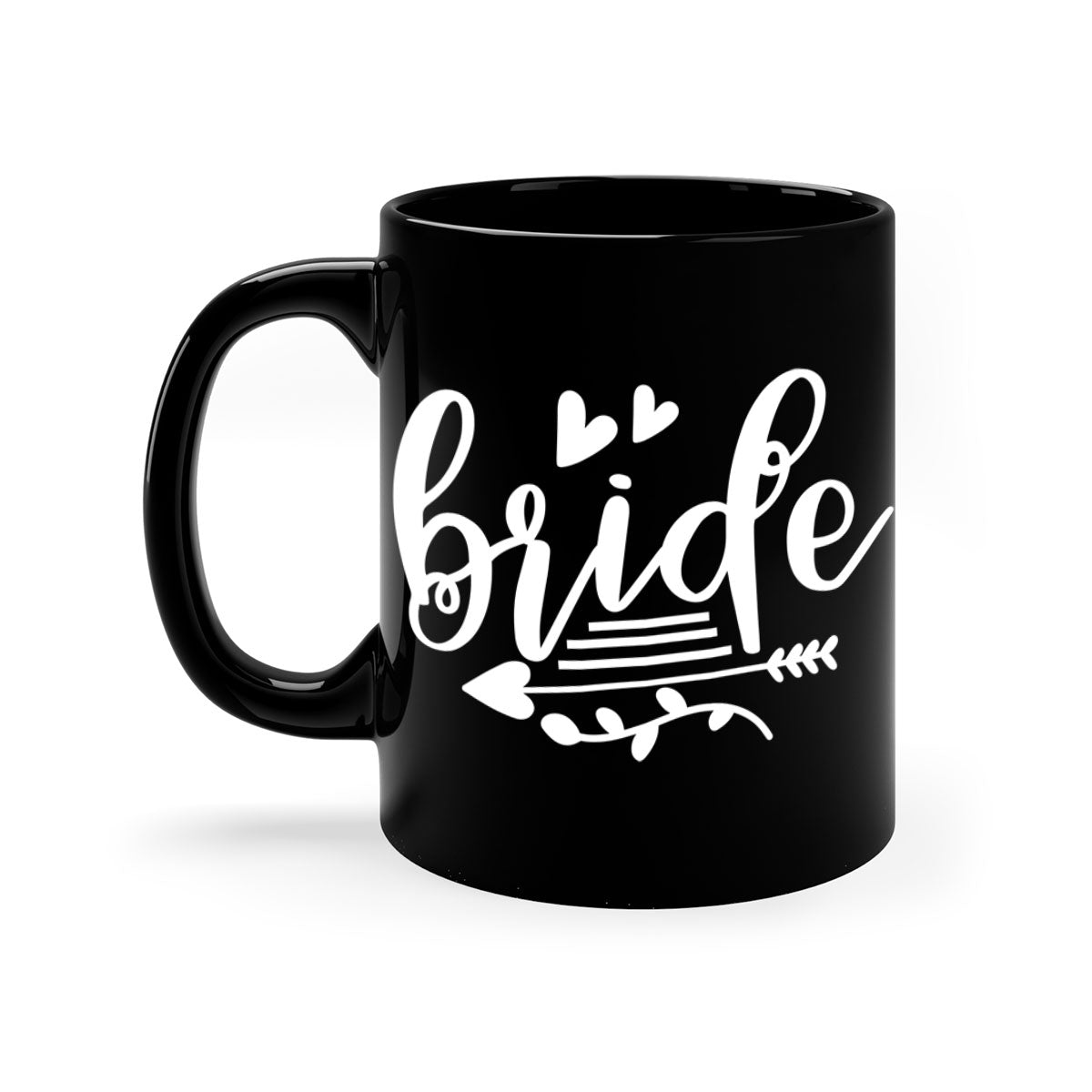 Brideeeeee 104# Mug featuring a two-tone design with a colored handle and glossy finish, available in multiple colors.