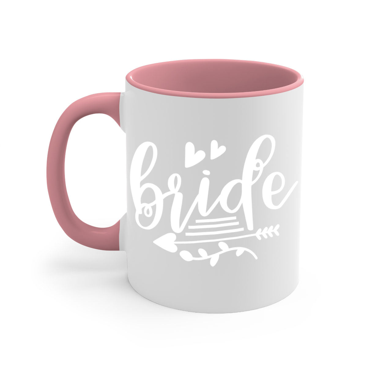 Brideeeeee 104# Mug featuring a two-tone design with a colored handle and glossy finish, available in multiple colors.