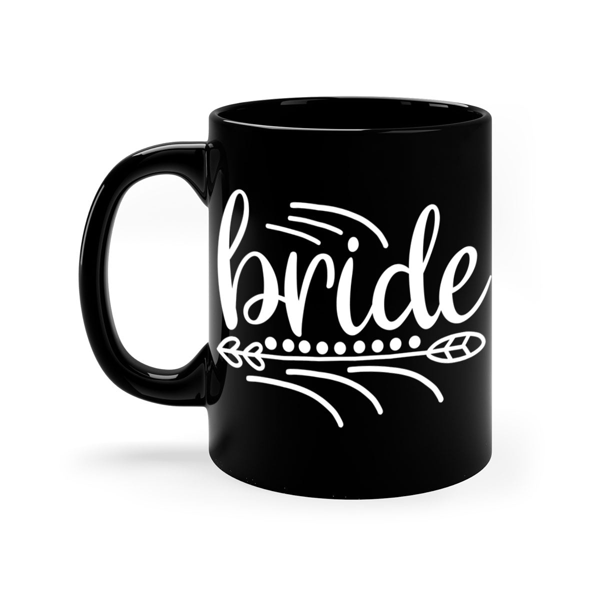 Brideeeee 105# Mug featuring a two-tone design with a colored handle and glossy finish, available in multiple colors.