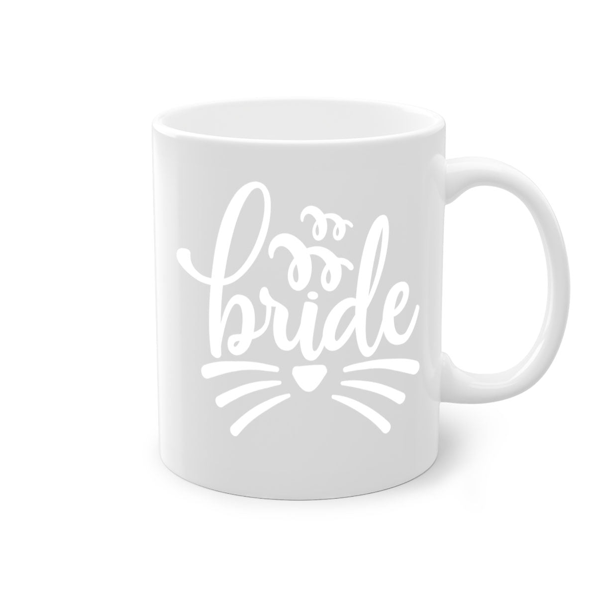 Brideeee 106# Mug featuring a two-tone design with a colored handle and glossy finish, available in multiple colors.