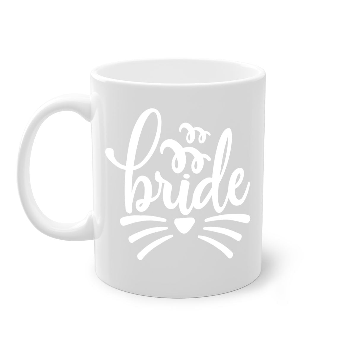 Brideeee 106# Mug featuring a two-tone design with a colored handle and glossy finish, available in multiple colors.