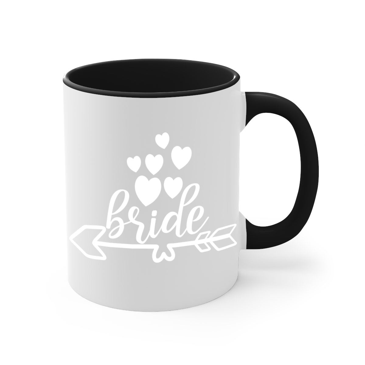 Bridee 108# Mug featuring a glossy finish, colored handle, and interior, available in five vibrant colors and two sizes.