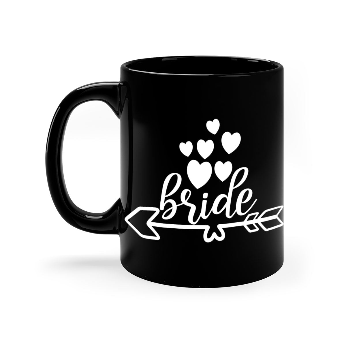 Bridee 108# Mug featuring a glossy finish, colored handle, and interior, available in five vibrant colors and two sizes.