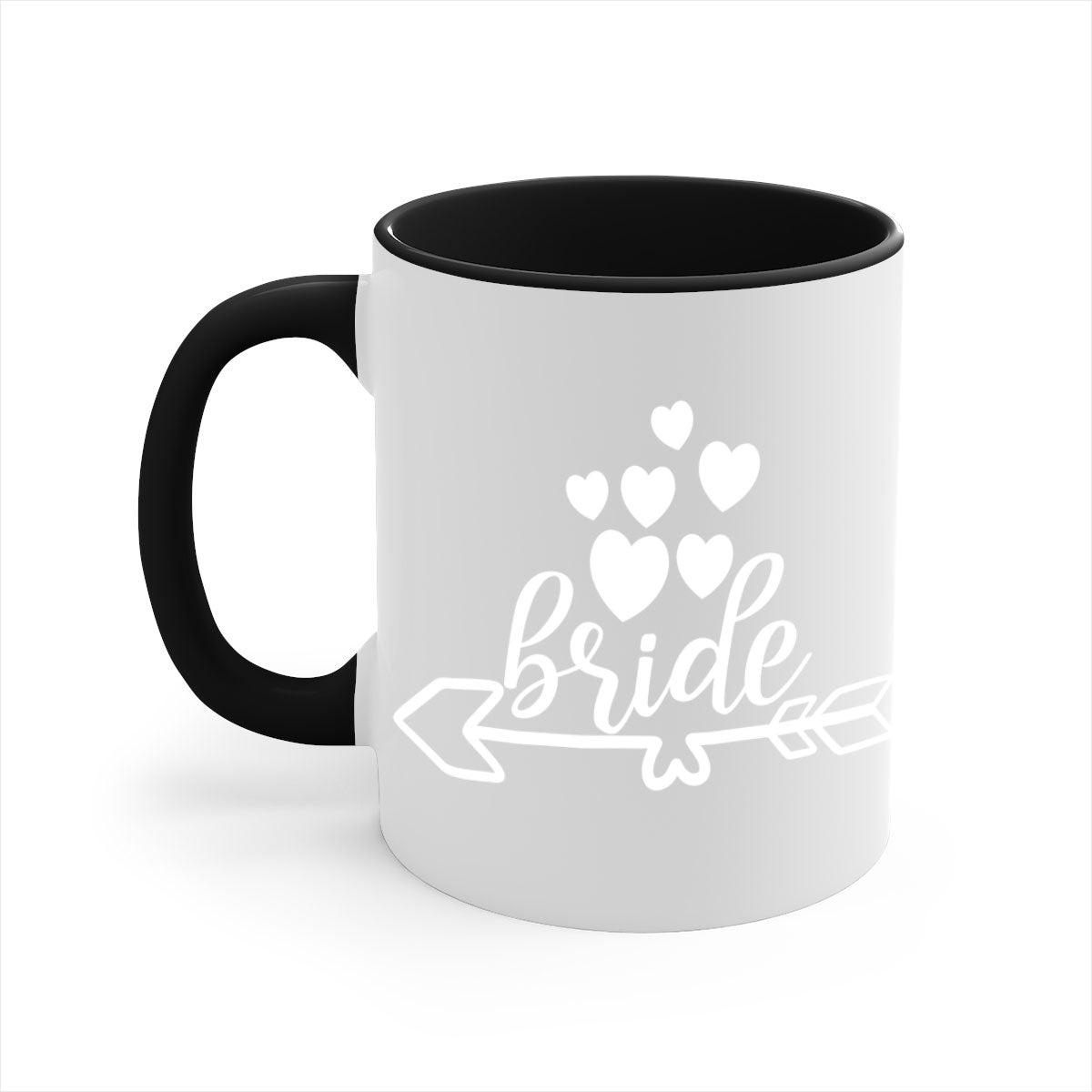 Bridee 108# Mug featuring a glossy finish, colored handle, and interior, available in five vibrant colors and two sizes.