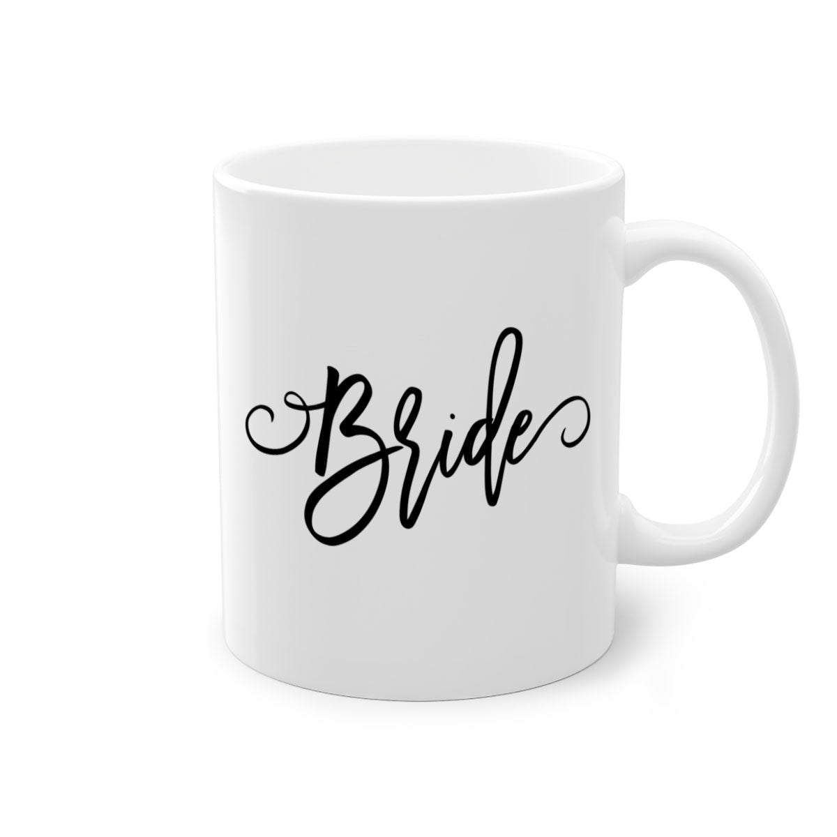 Bride 109# Mug featuring a two-tone design with a colored handle and glossy finish, available in multiple colors.