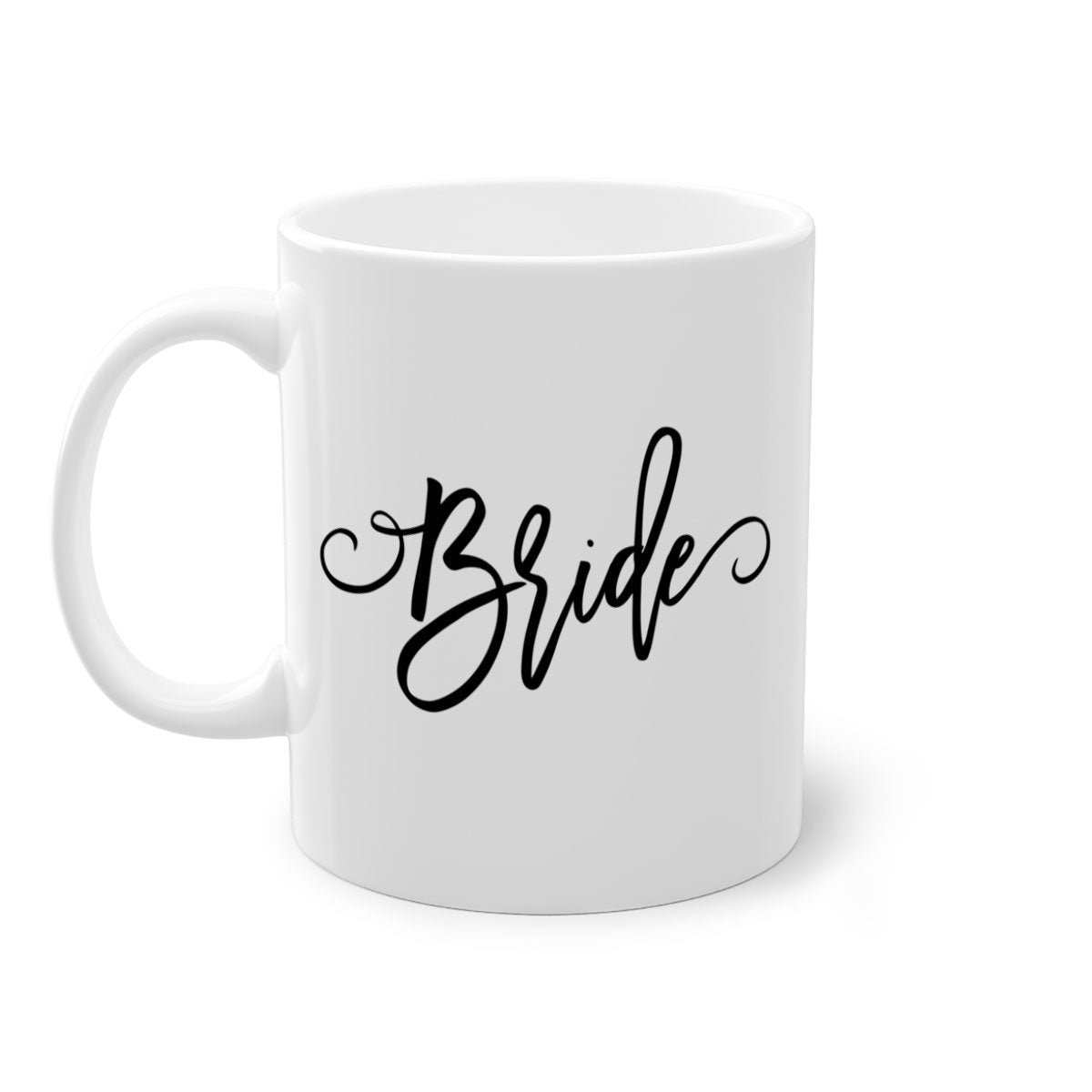 Bride 109# Mug featuring a two-tone design with a colored handle and glossy finish, available in multiple colors.