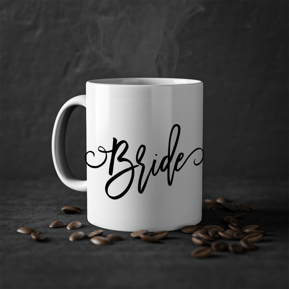 Bride 109# Mug featuring a two-tone design with a colored handle and glossy finish, available in multiple colors.