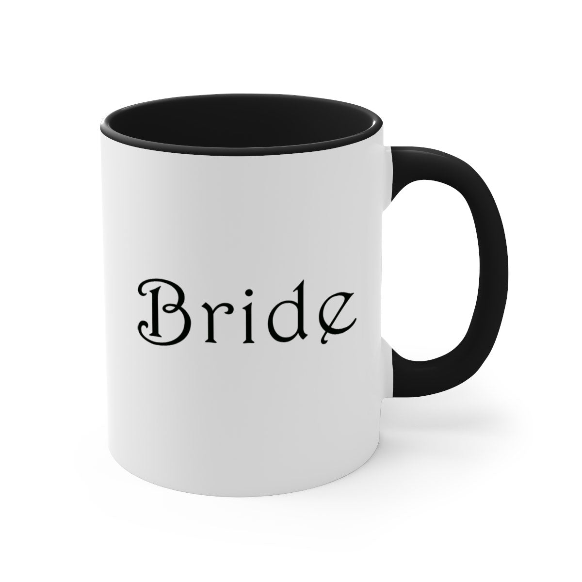 Bride 122# Mug featuring a glossy finish with a colored handle and interior, available in multiple colors and sizes.