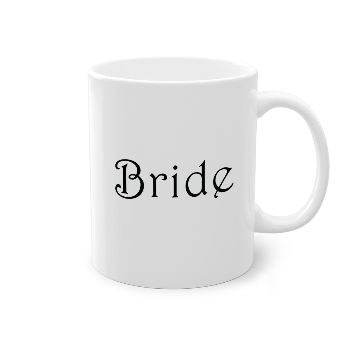 Bride 122# Mug featuring a glossy finish with a colored handle and interior, available in multiple colors and sizes.