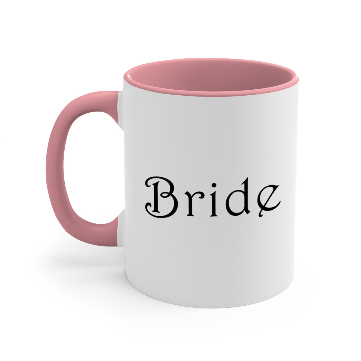 Bride 122# Mug featuring a glossy finish with a colored handle and interior, available in multiple colors and sizes.