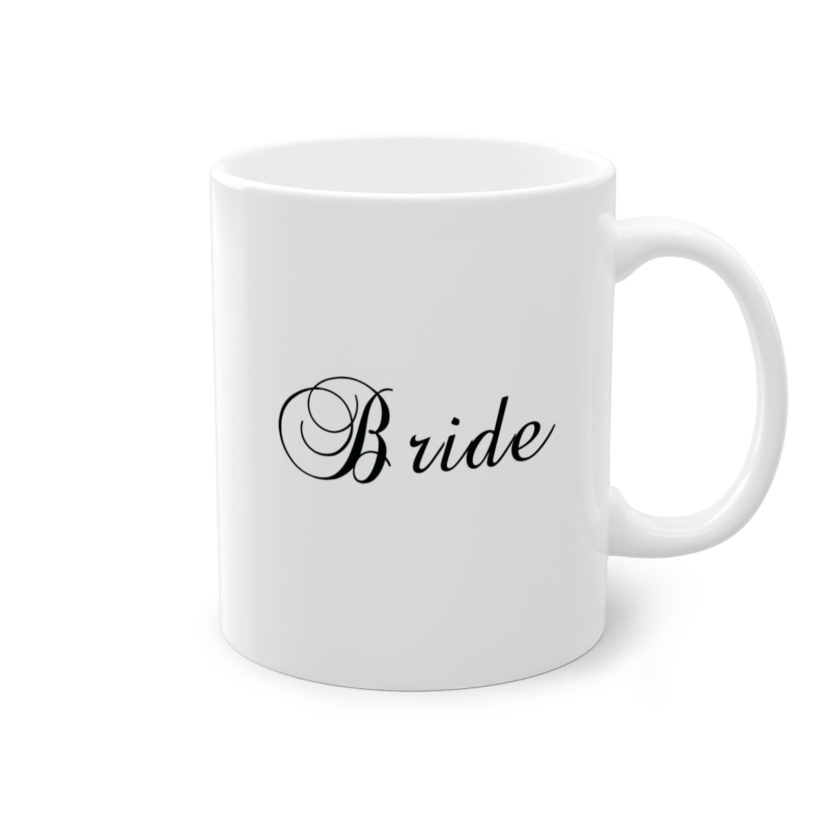 Bride 117# Mug featuring a glossy finish with a colored handle and interior, available in multiple colors and sizes.