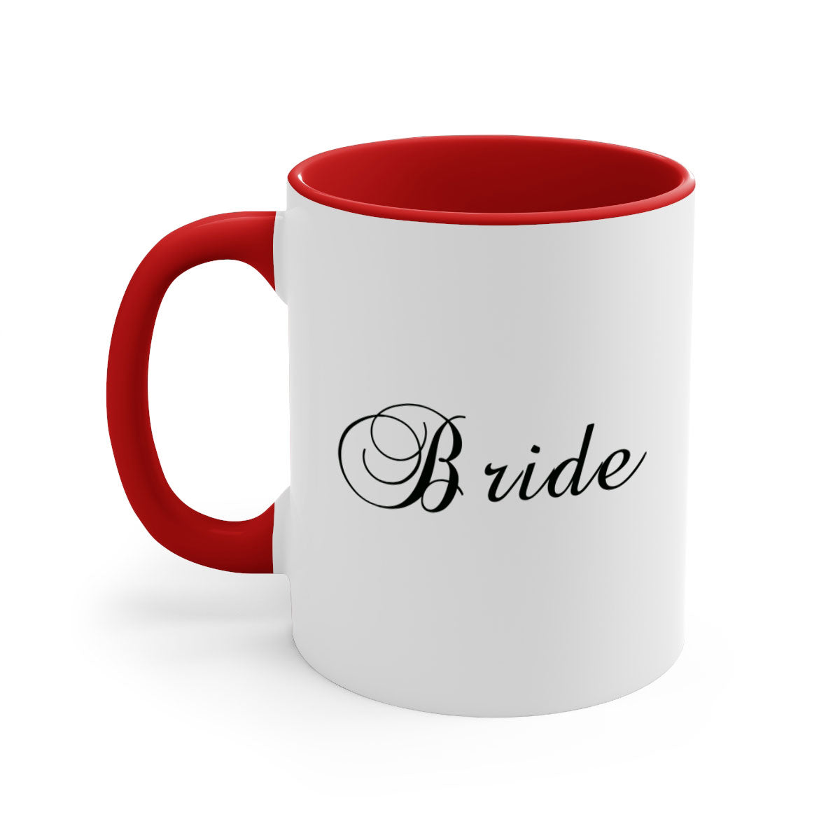 Bride 117# Mug featuring a glossy finish with a colored handle and interior, available in multiple colors and sizes.