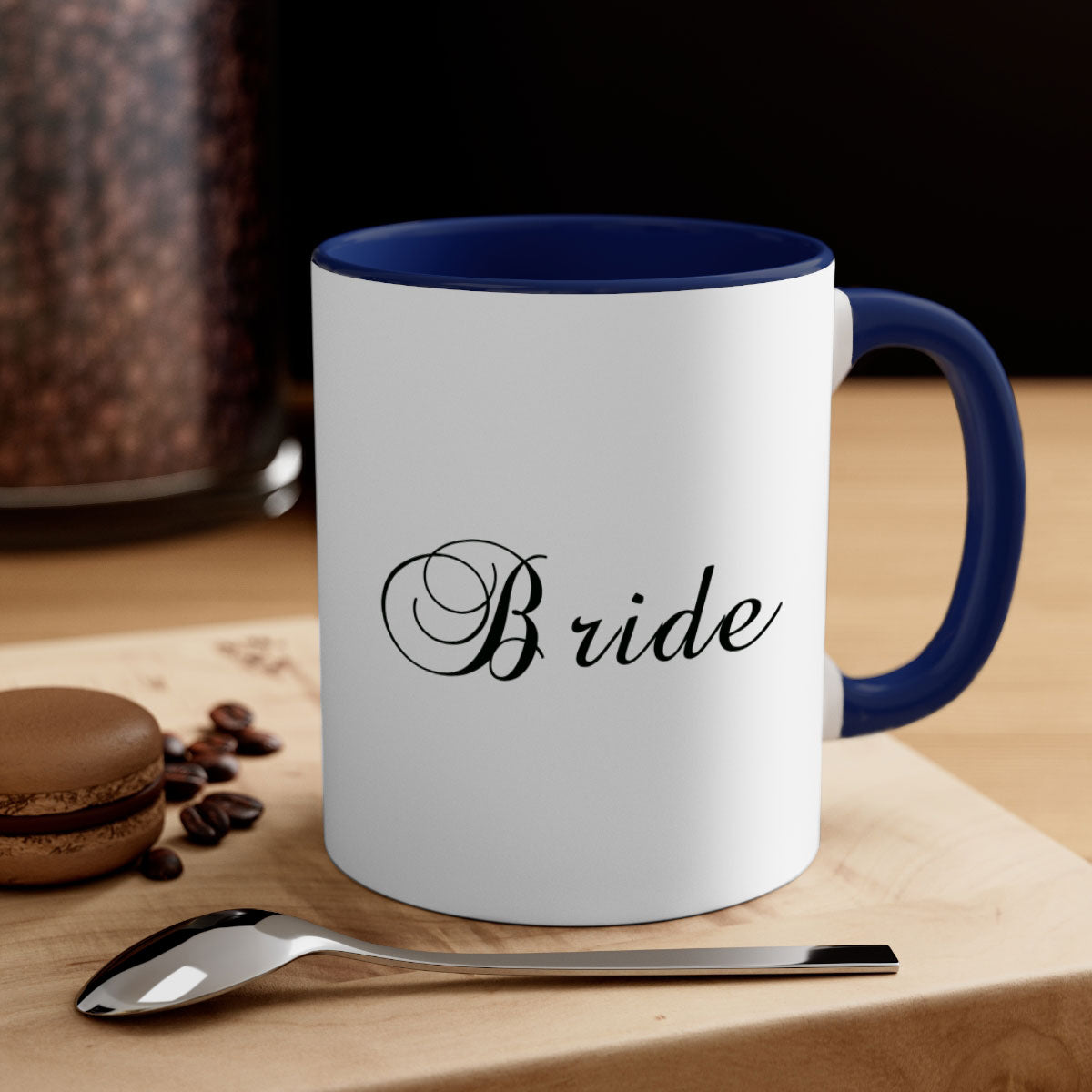 Bride 117# Mug featuring a glossy finish with a colored handle and interior, available in multiple colors and sizes.