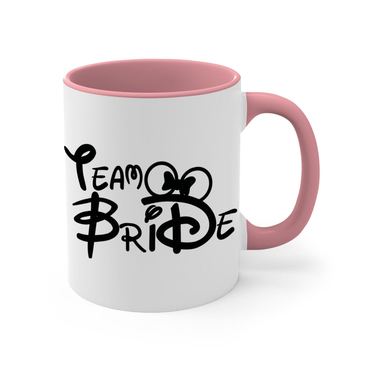 Bride Squad 10# Mug featuring a glossy finish, colored handle, and interior, available in five colors and two sizes.