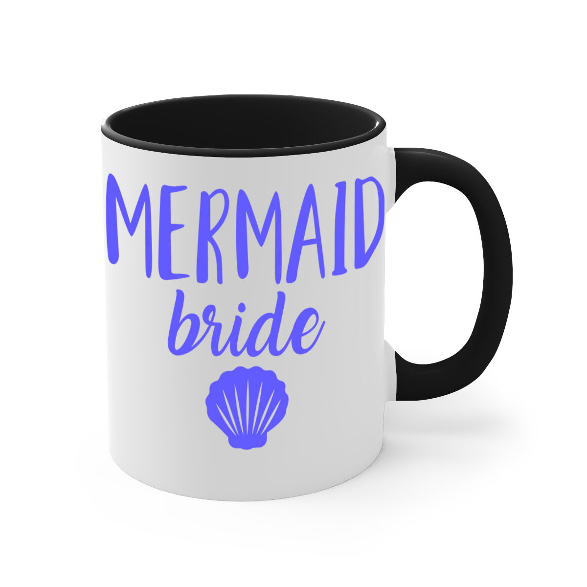 Bride Squad 120# Mug featuring a two-tone design with a colored handle and glossy finish, available in multiple colors.