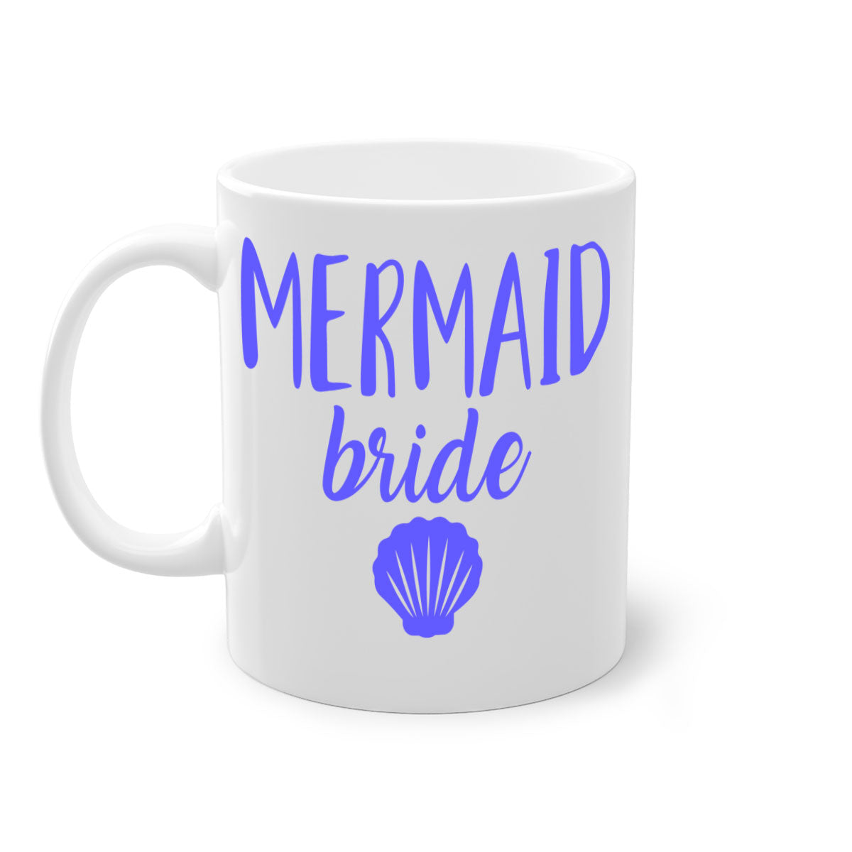 Bride Squad 120# Mug featuring a two-tone design with a colored handle and glossy finish, available in multiple colors.