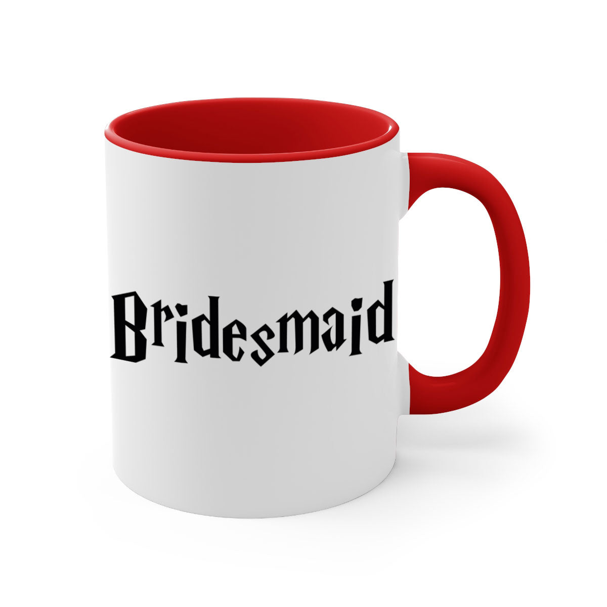 Bride Squad 13# Mug featuring a glossy finish, colored handle, and interior, available in multiple colors and sizes.