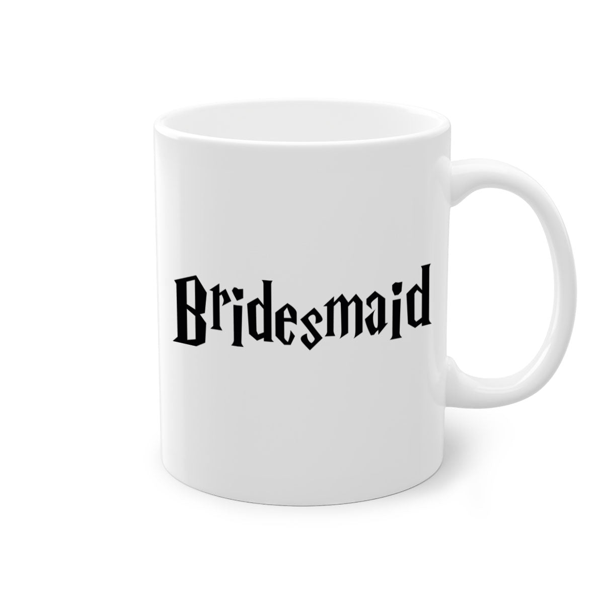 Bride Squad 13# Mug featuring a glossy finish, colored handle, and interior, available in multiple colors and sizes.