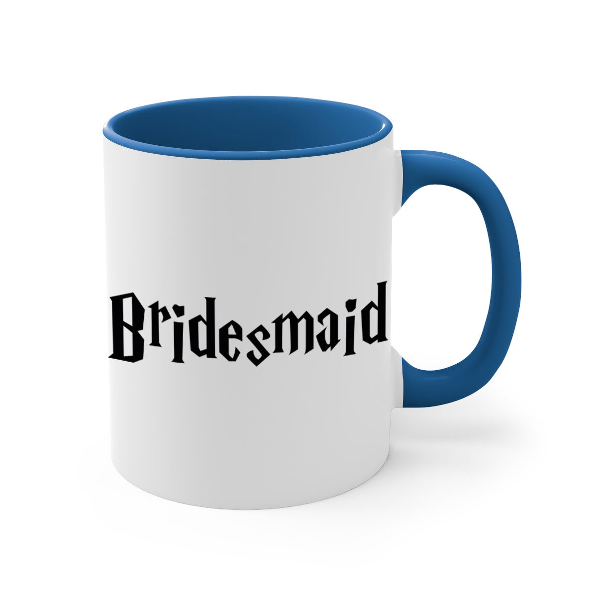 Bride Squad 13# Mug featuring a glossy finish, colored handle, and interior, available in multiple colors and sizes.