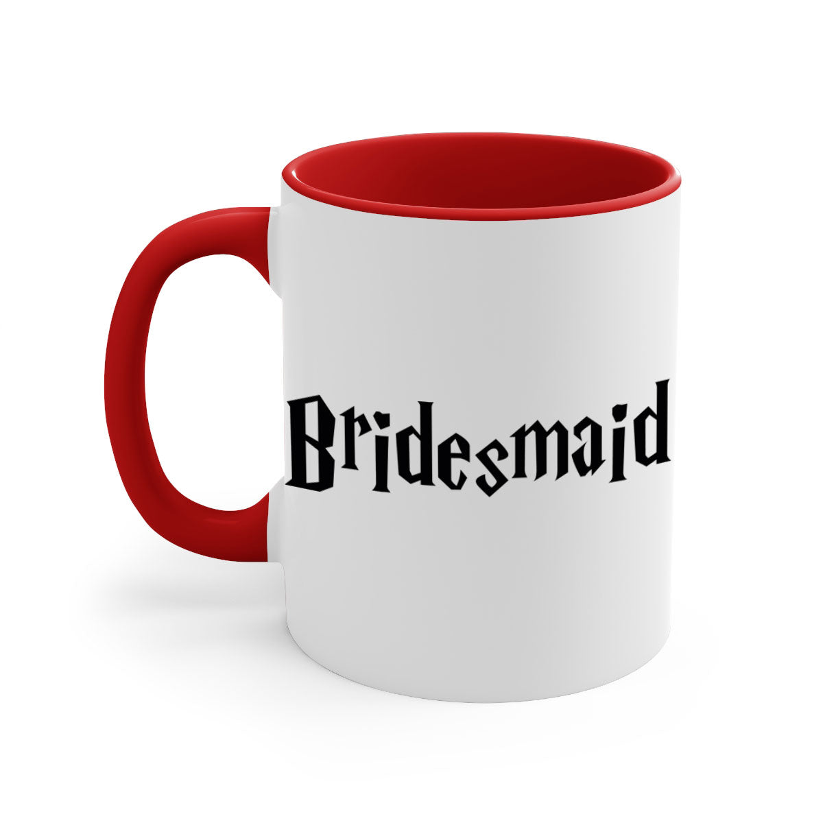 Bride Squad 13# Mug featuring a glossy finish, colored handle, and interior, available in multiple colors and sizes.