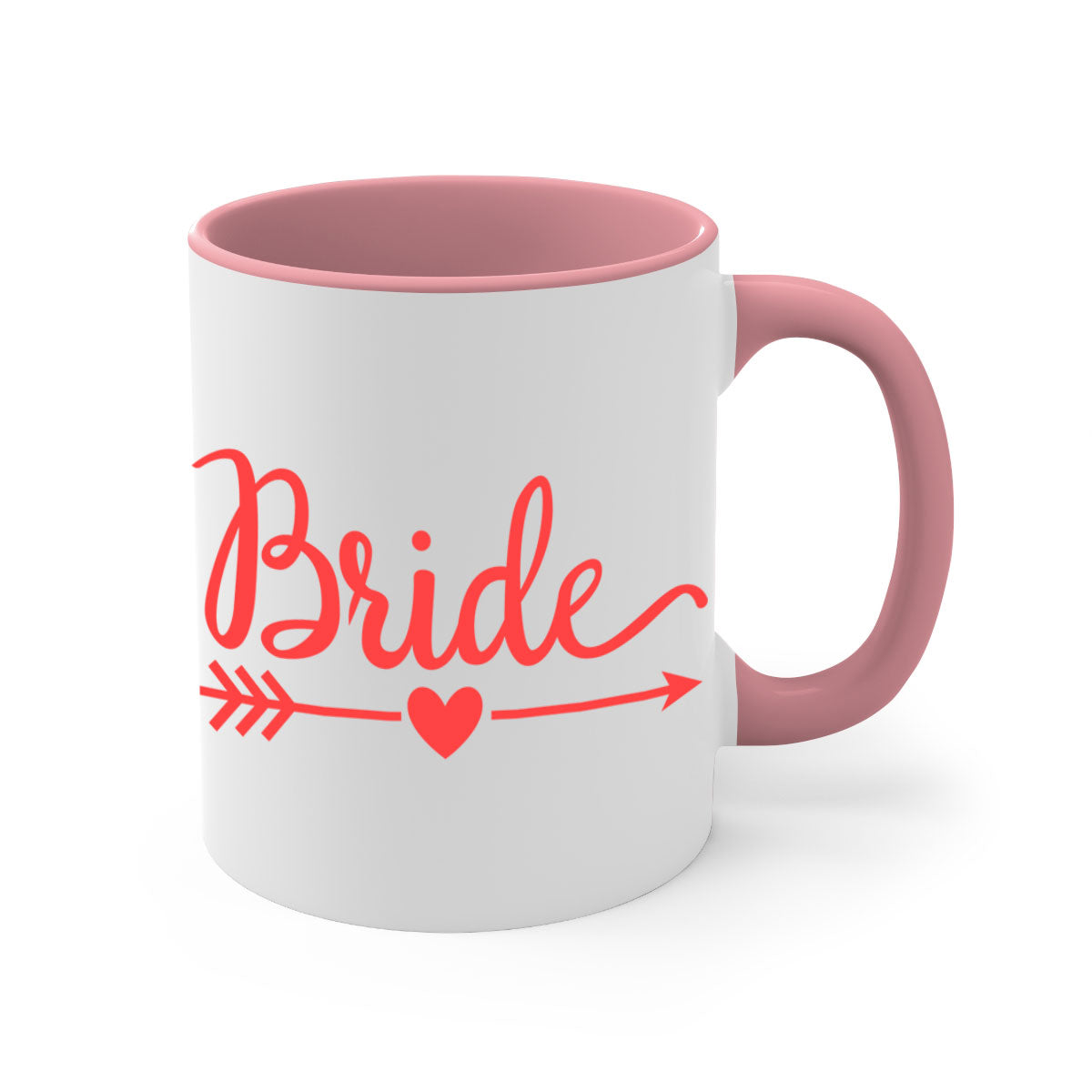 Bride Squad 134# Mug featuring a glossy finish, colored handle, and interior, available in five colors and two sizes.