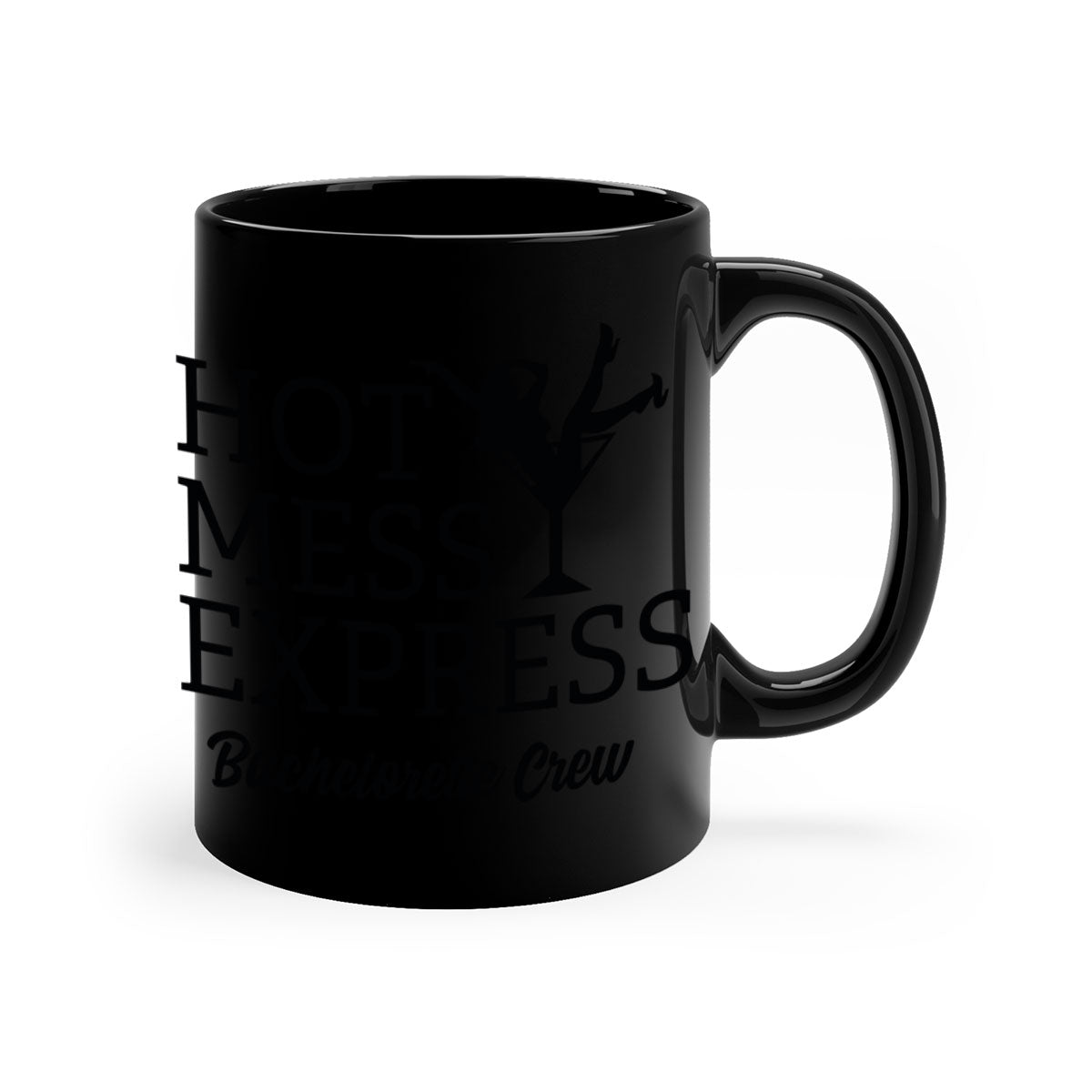 Bride Squad 18# Mug featuring a glossy finish, colored handle, and interior, available in multiple colors and sizes.