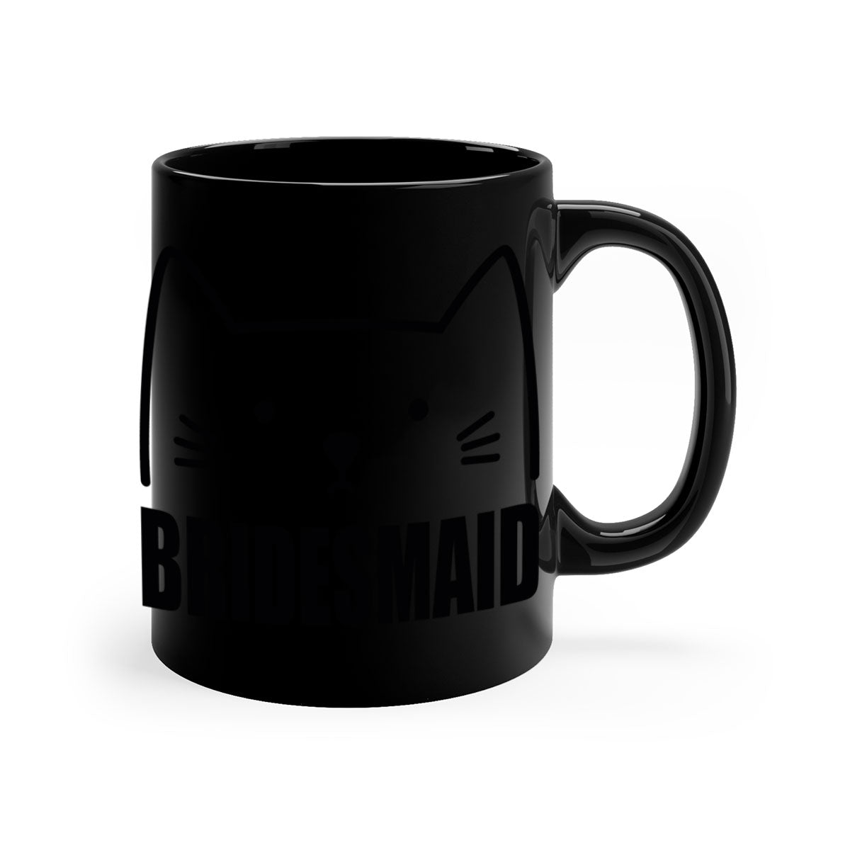 Bride Squad 19# Mug featuring a glossy finish with a colored handle and interior, available in multiple colors and sizes.