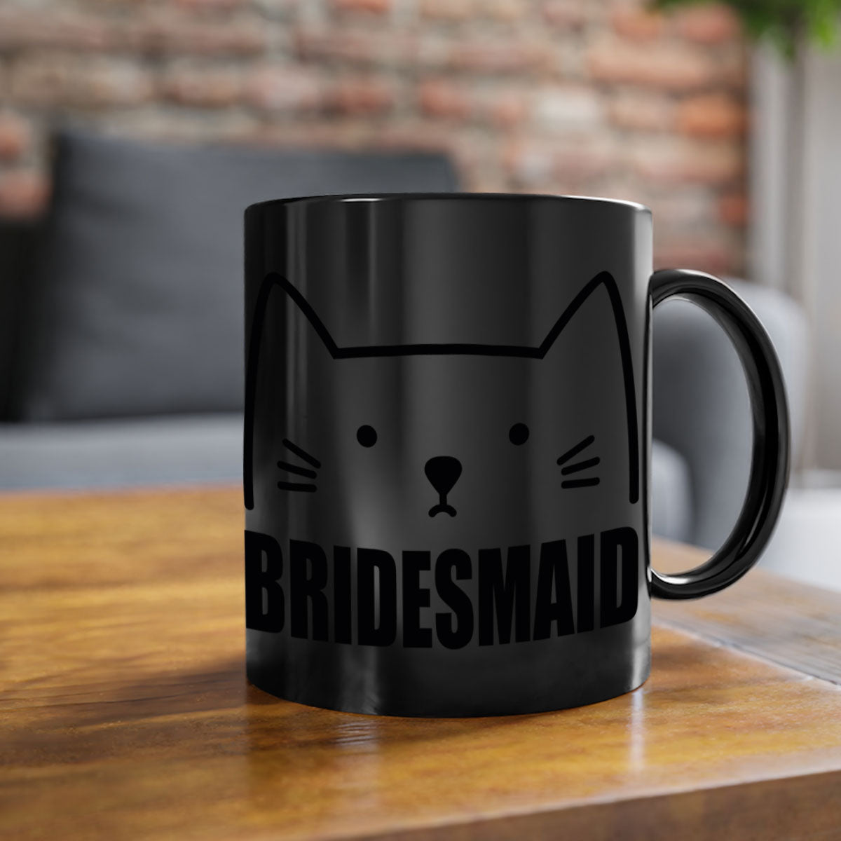 Bride Squad 19# Mug featuring a glossy finish with a colored handle and interior, available in multiple colors and sizes.