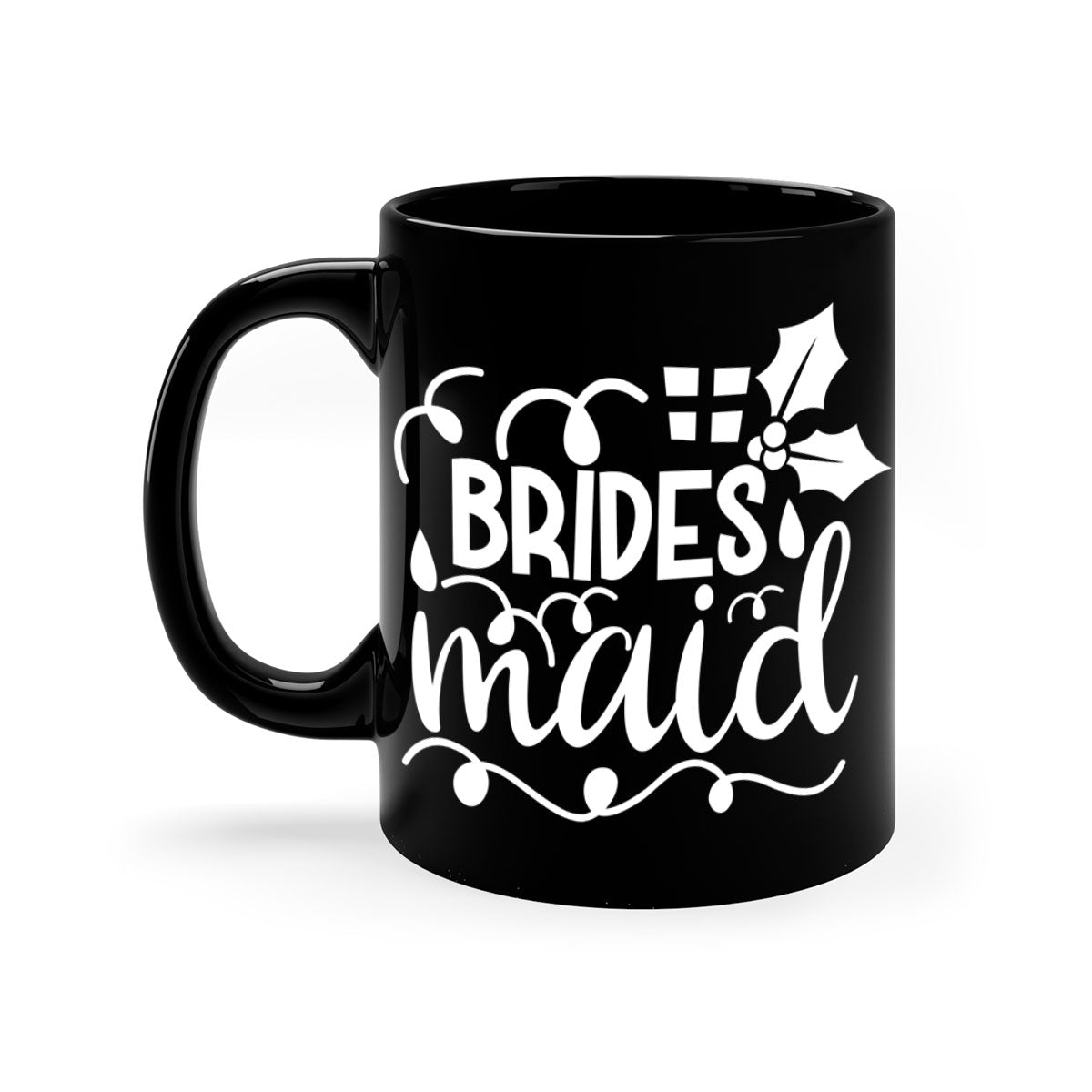 Brides maidddd 3# Mug featuring a two-tone design with a colored handle and glossy finish, available in multiple colors.