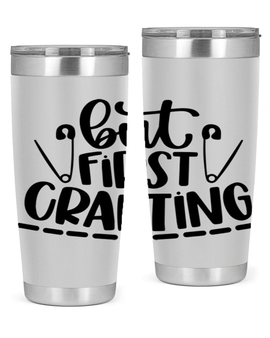 But First Crafting 45# Tumbler in stainless steel with a stylish design, perfect for hot and cold beverages.