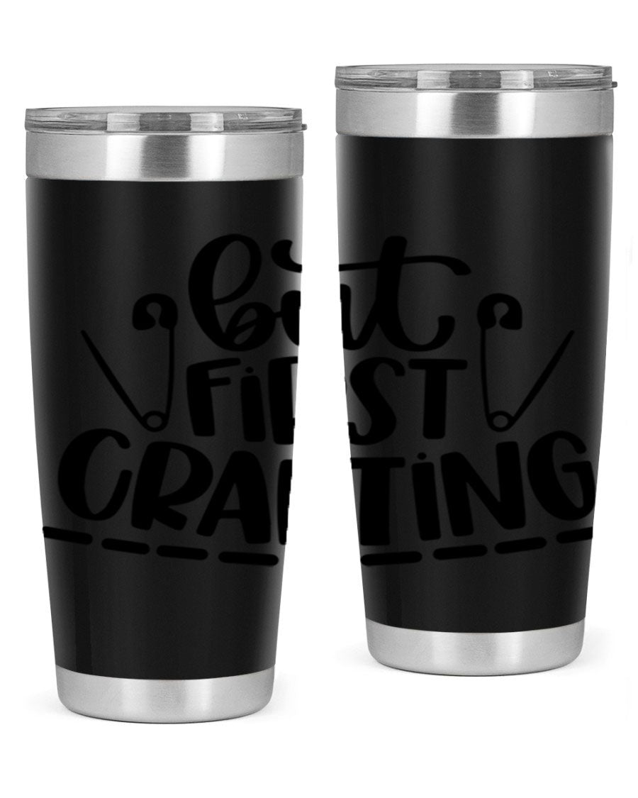 But First Crafting 45# Tumbler in stainless steel with a stylish design, perfect for hot and cold beverages.