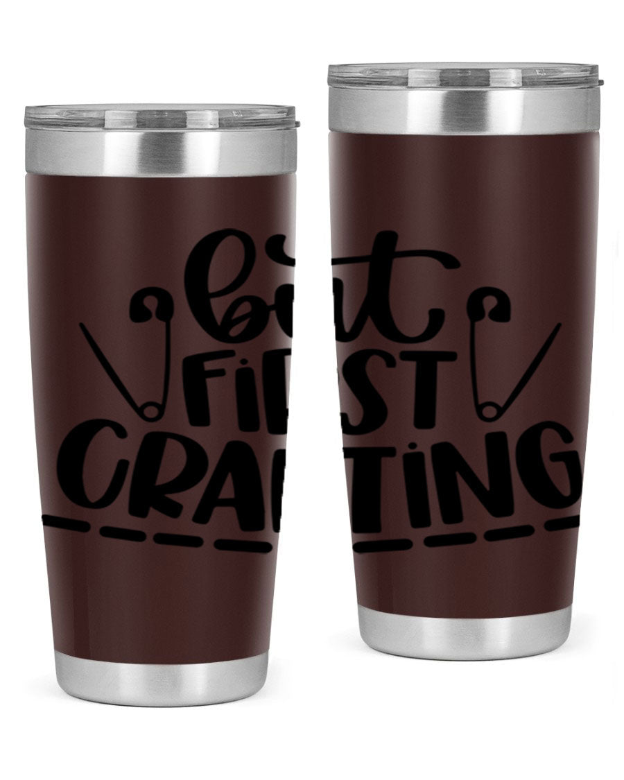 But First Crafting 45# Tumbler in stainless steel with a stylish design, perfect for hot and cold beverages.