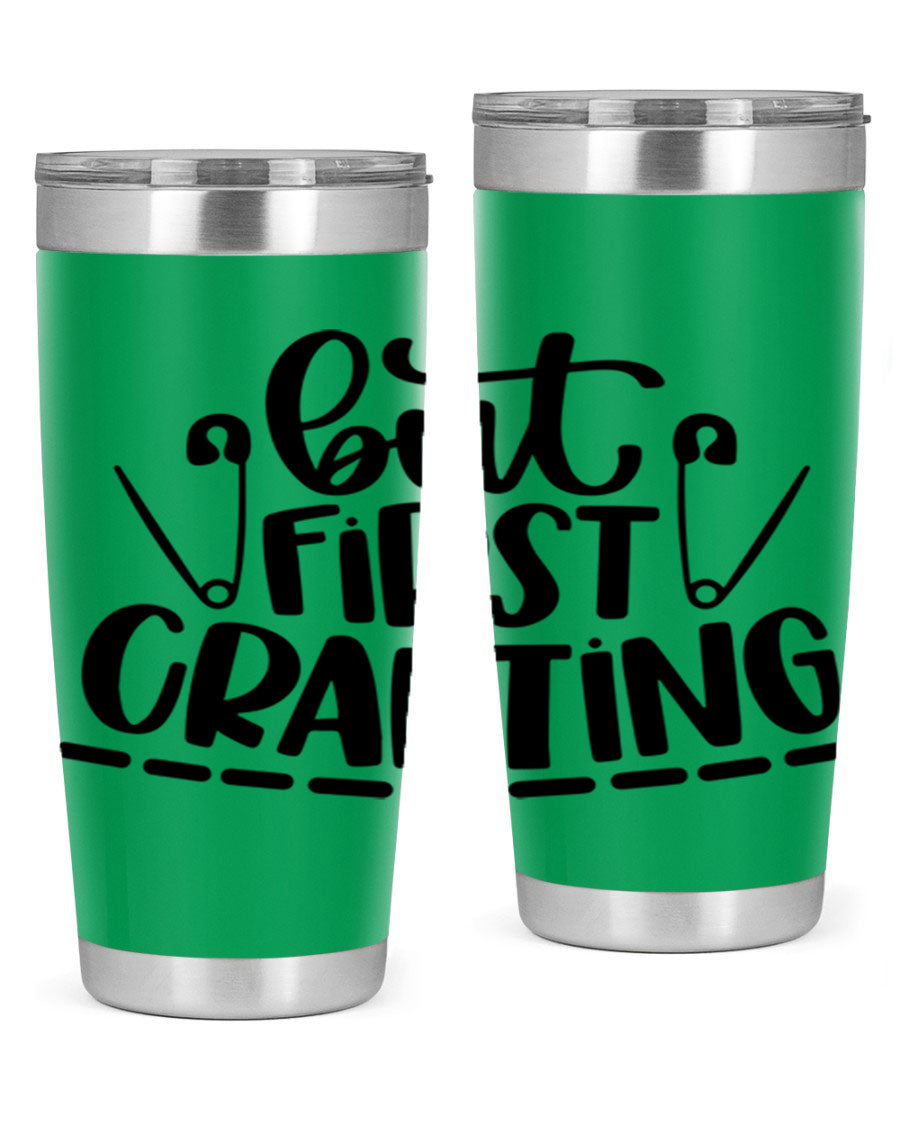 But First Crafting 45# Tumbler in stainless steel with a stylish design, perfect for hot and cold beverages.