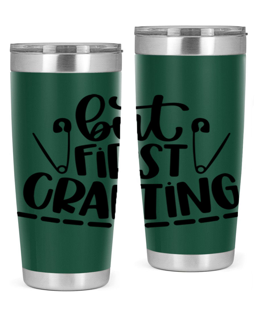 But First Crafting 45# Tumbler in stainless steel with a stylish design, perfect for hot and cold beverages.