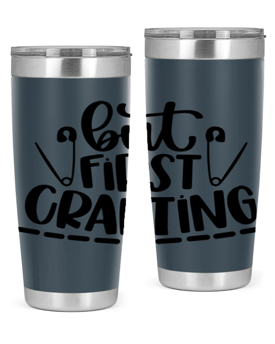 But First Crafting 45# Tumbler in stainless steel with a stylish design, perfect for hot and cold beverages.