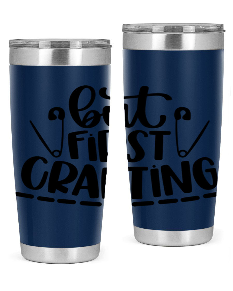 But First Crafting 45# Tumbler in stainless steel with a stylish design, perfect for hot and cold beverages.