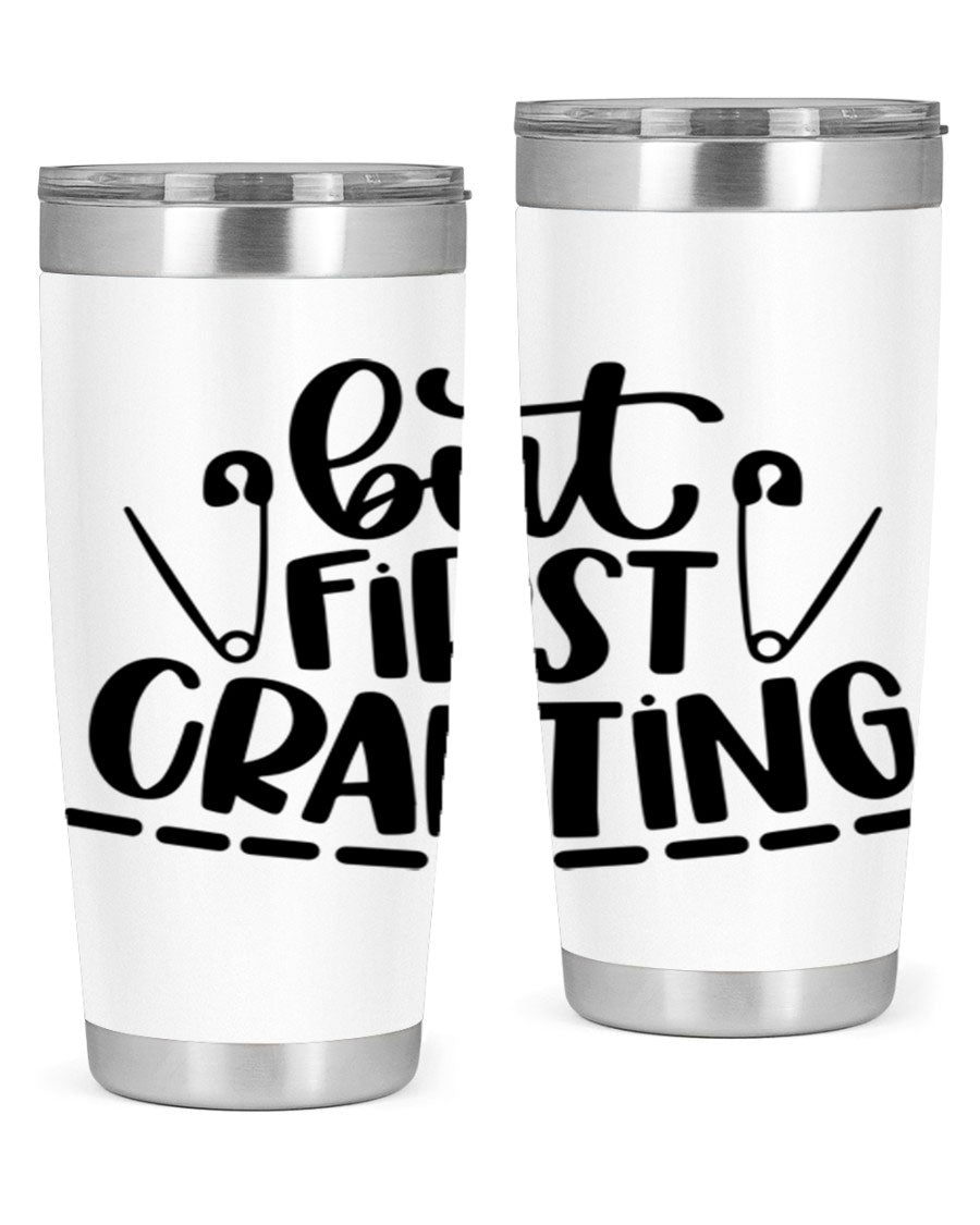 But First Crafting 45# Tumbler in stainless steel with a stylish design, perfect for hot and cold beverages.