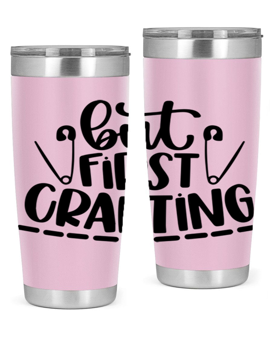 But First Crafting 45# Tumbler in stainless steel with a stylish design, perfect for hot and cold beverages.