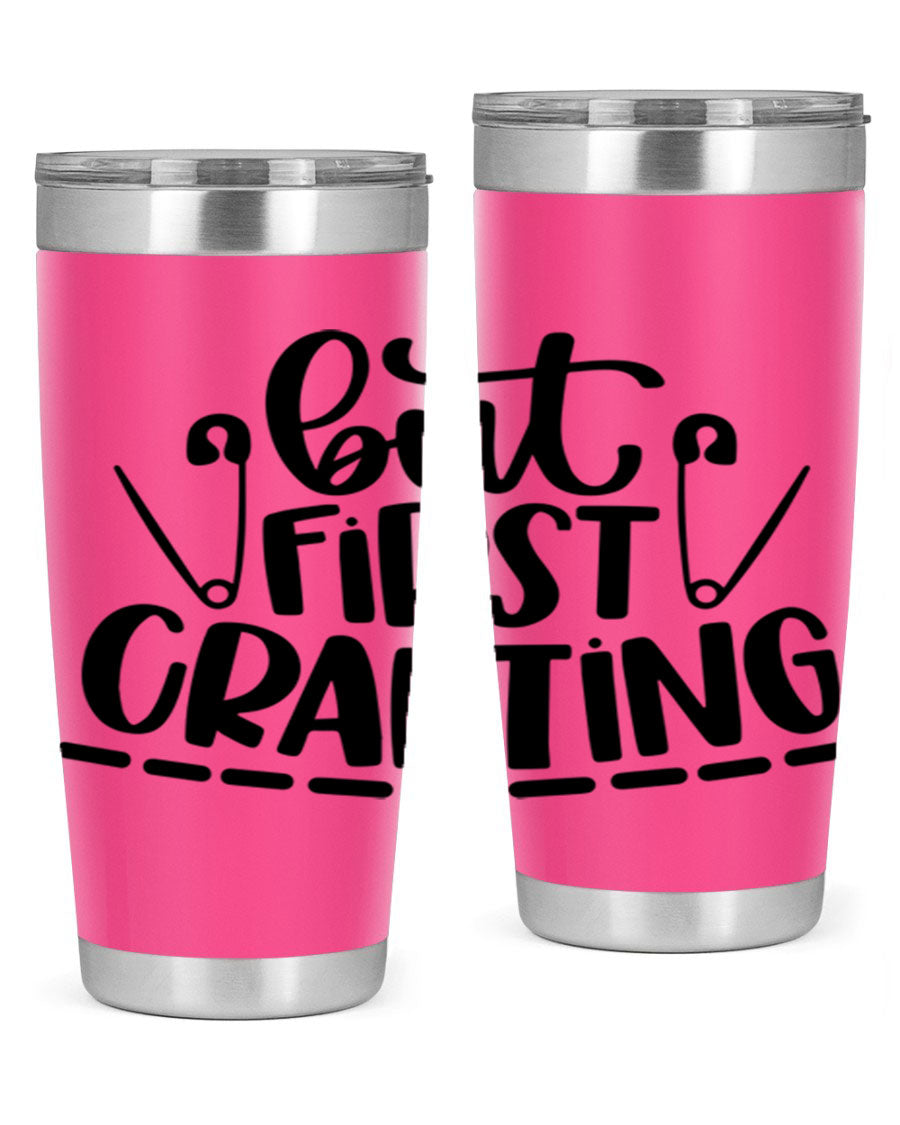 But First Crafting 45# Tumbler in stainless steel with a stylish design, perfect for hot and cold beverages.