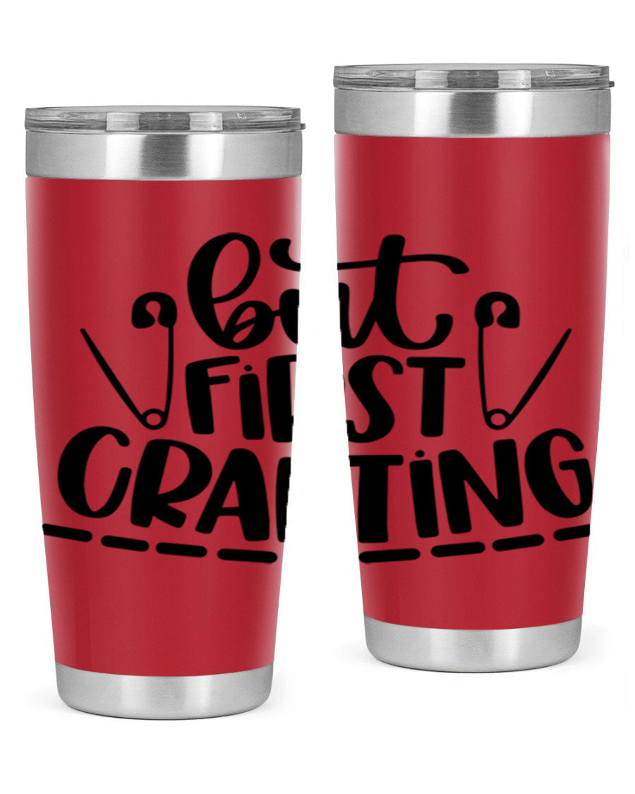 But First Crafting 45# Tumbler in stainless steel with a stylish design, perfect for hot and cold beverages.