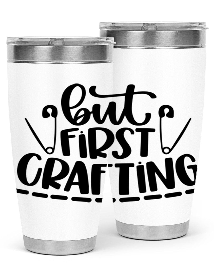 But First Crafting 45# Tumbler in stainless steel with a stylish design, perfect for hot and cold beverages.