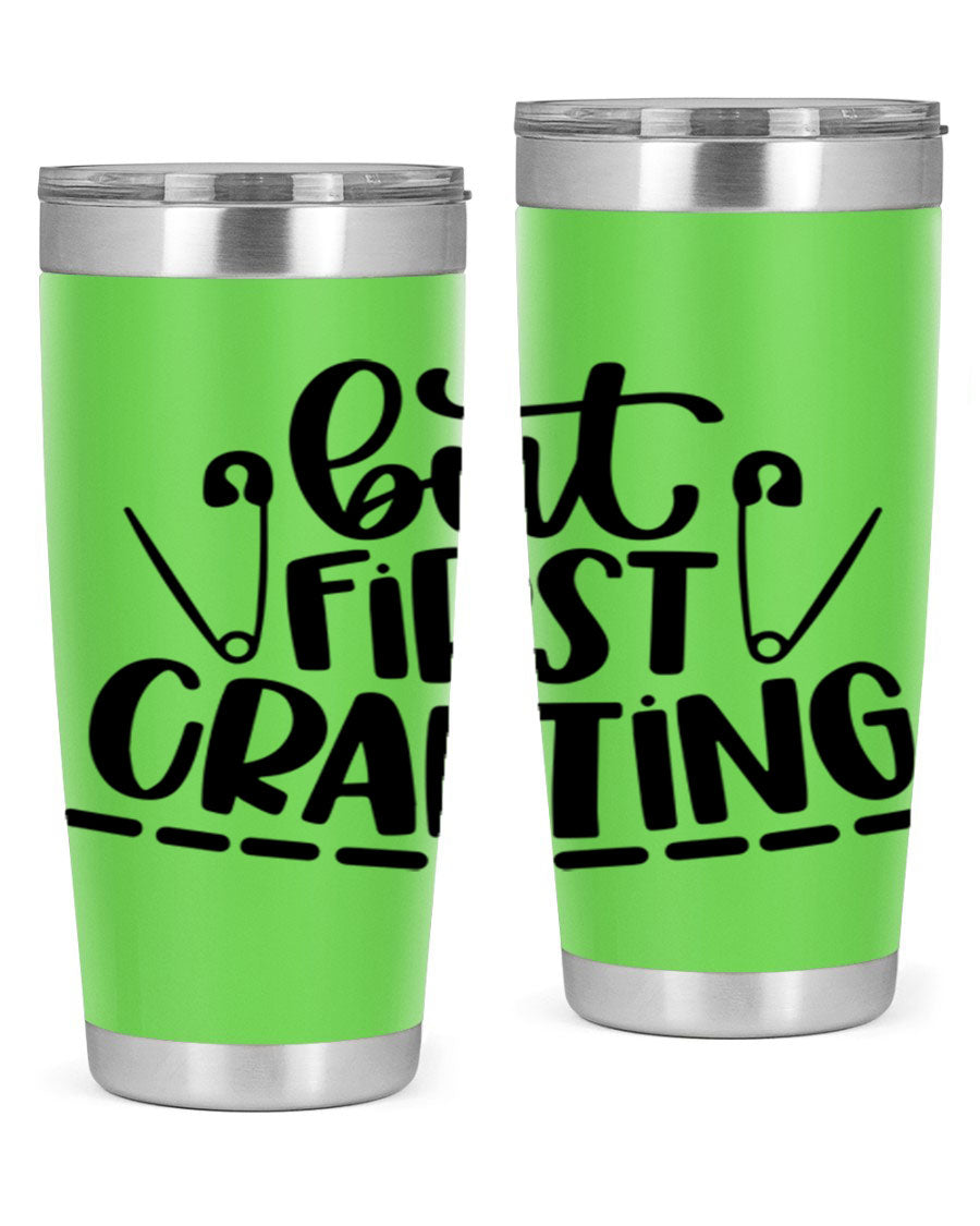 But First Crafting 45# Tumbler in stainless steel with a stylish design, perfect for hot and cold beverages.