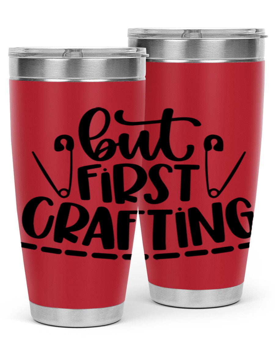 But First Crafting 45# Tumbler in stainless steel with a stylish design, perfect for hot and cold beverages.