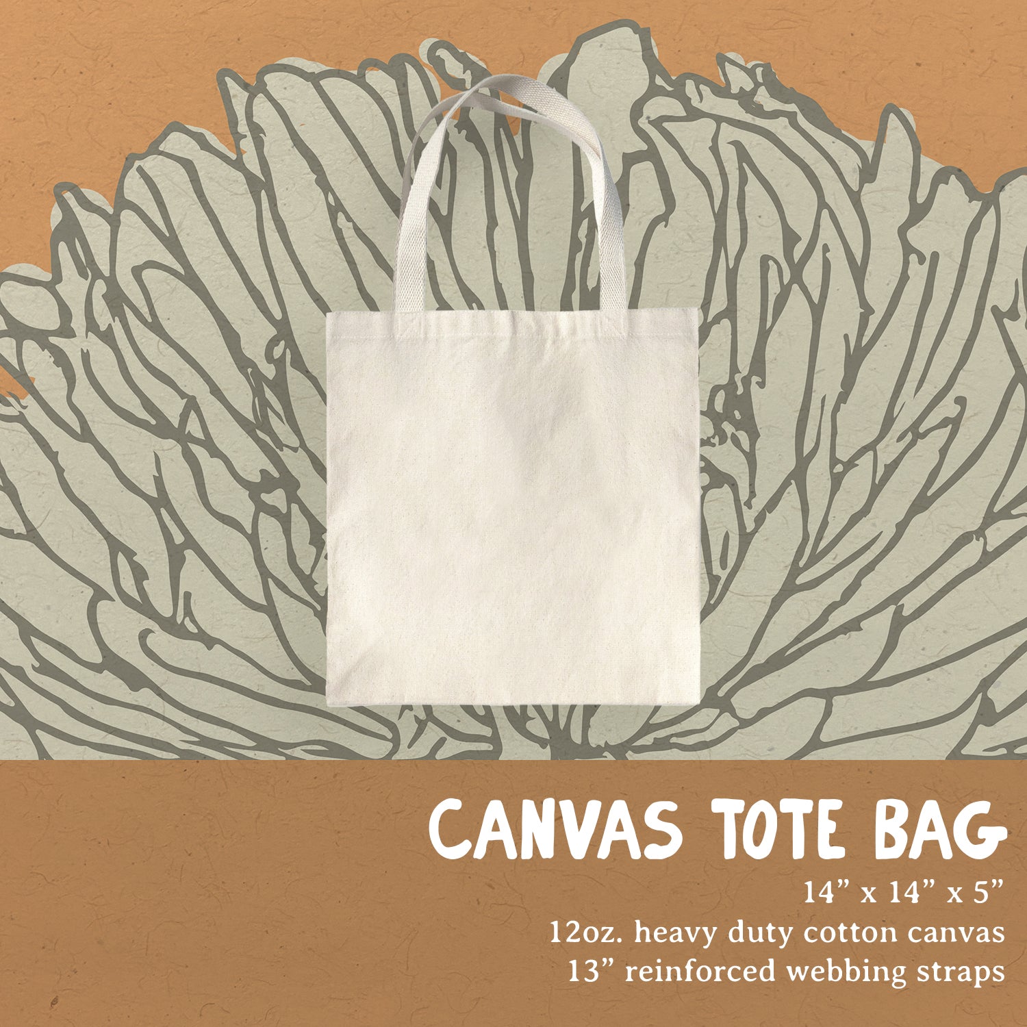 Cafe Drinks Canvas Tote Bag featuring vibrant design and heavy-duty fabric, perfect for shopping and everyday use.