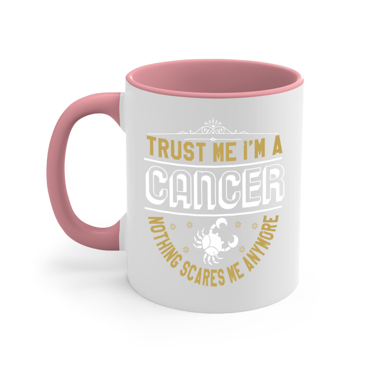 Cancer 177# Zodiac Mug with a glossy finish, featuring a colored handle and interior, available in five colors.