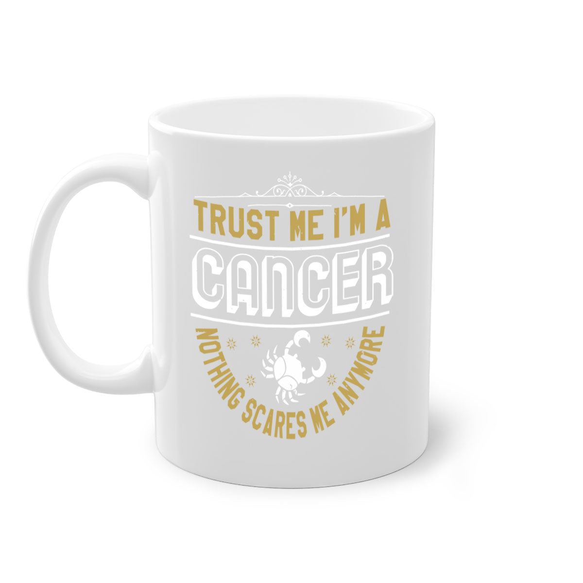 Cancer 177# Zodiac Mug with a glossy finish, featuring a colored handle and interior, available in five colors.