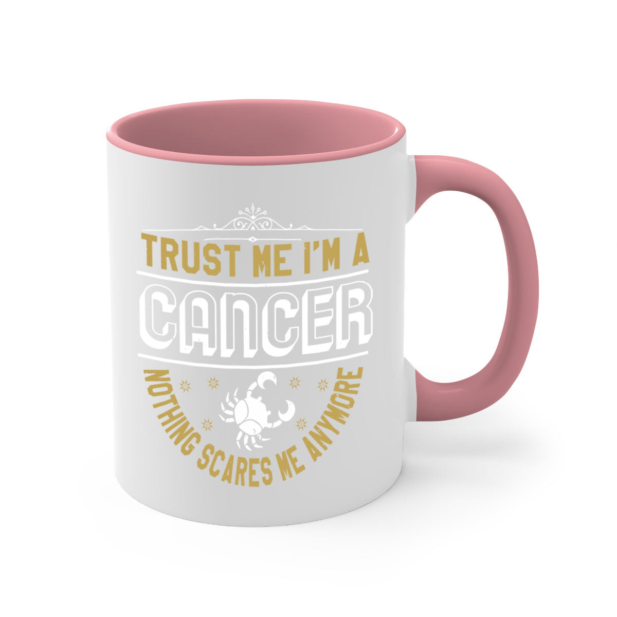 Cancer 177# Zodiac Mug with a glossy finish, featuring a colored handle and interior, available in five colors.